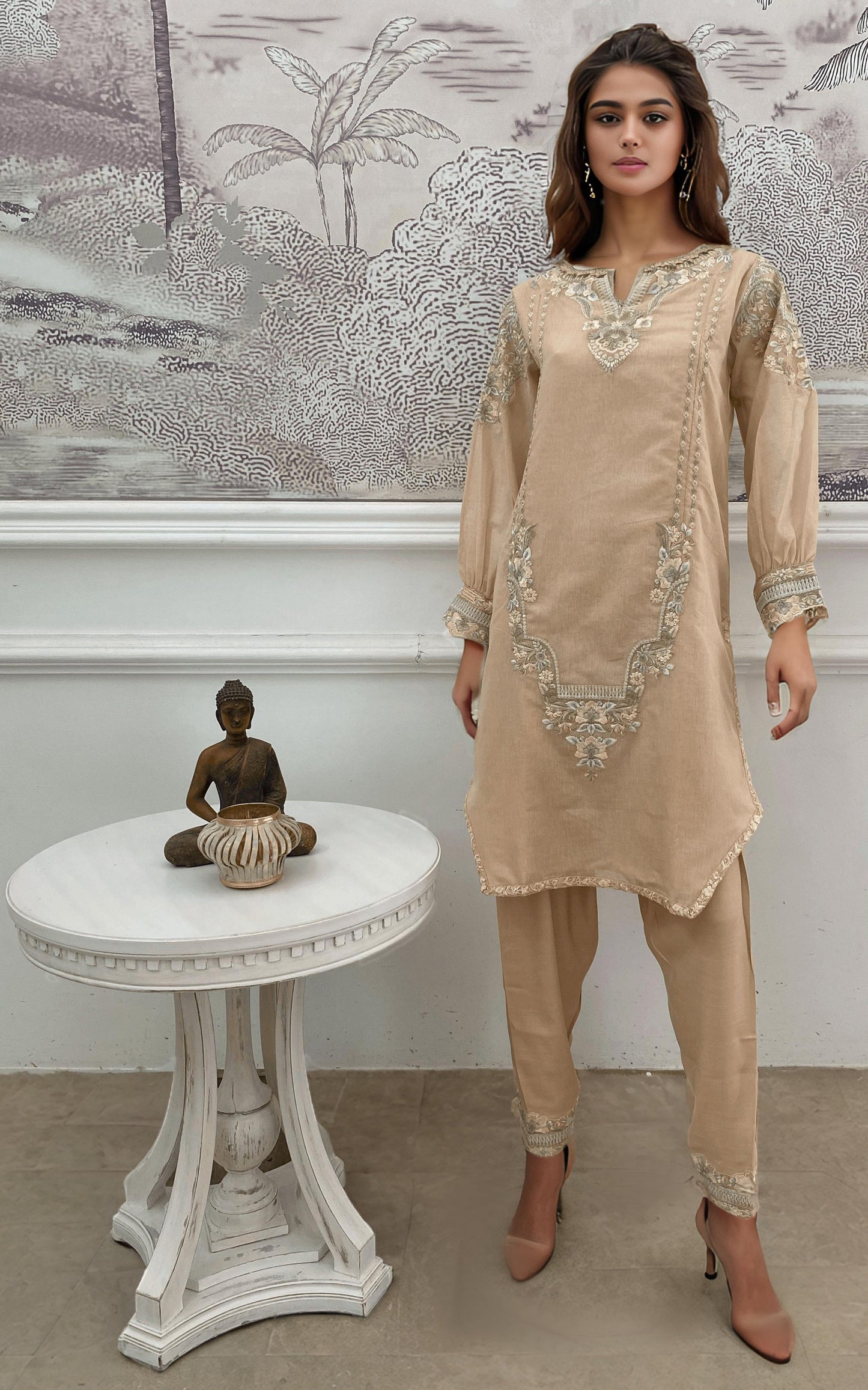 READY TO WEAR 3PC SUIT Design Code: 8966