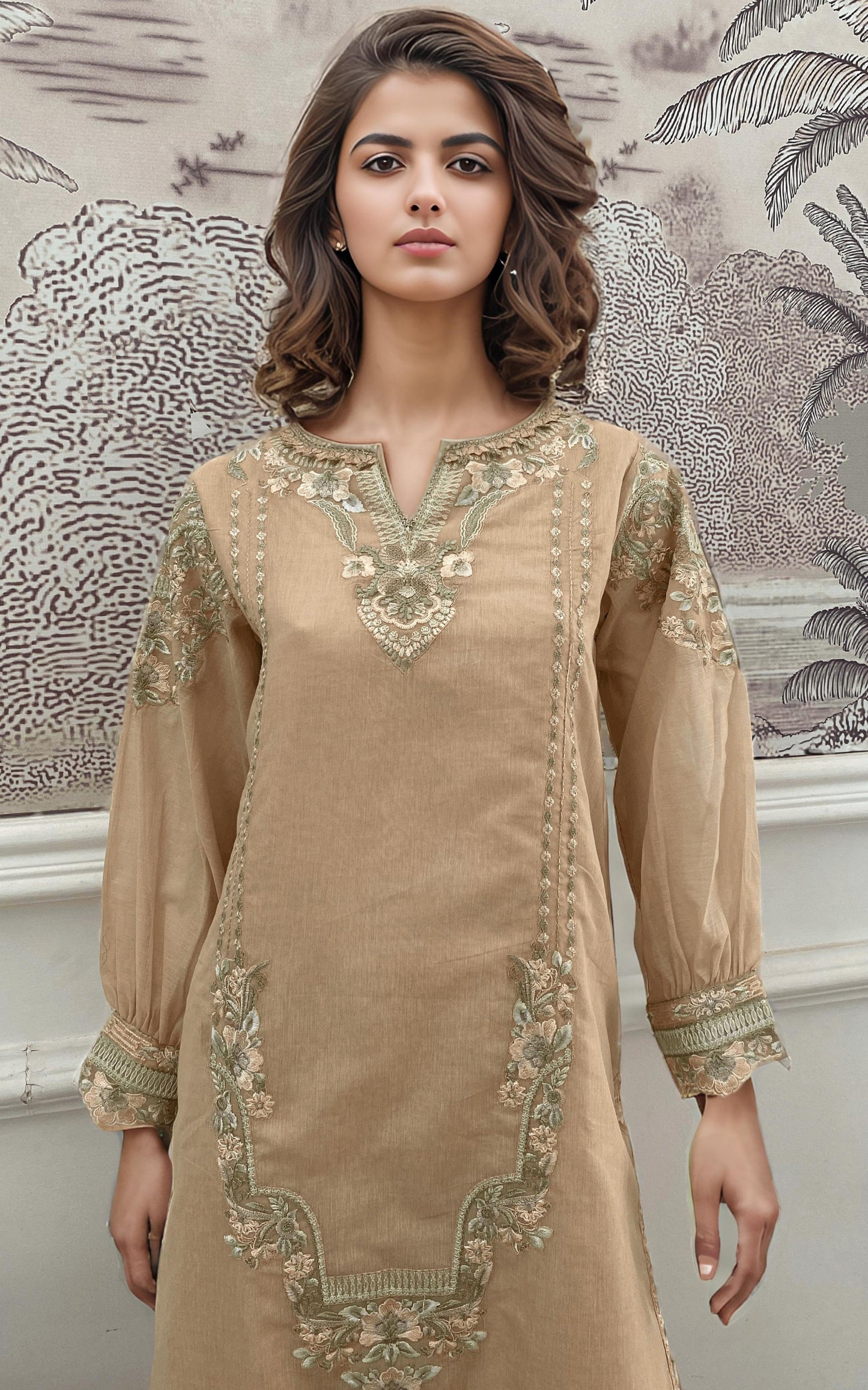 READY TO WEAR 3PC SUIT Design Code: 8966