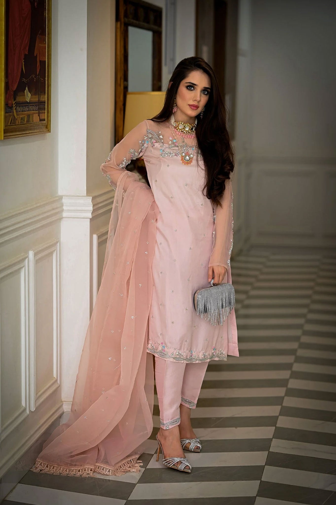 Desert Mirage Kora Dabka Dress