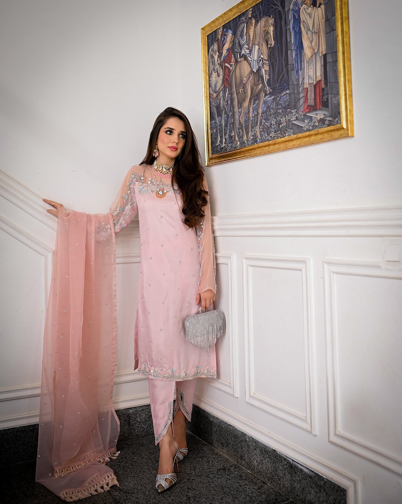 Desert Mirage Kora Dabka Dress