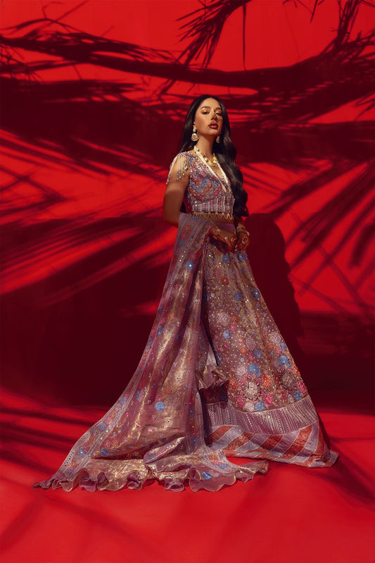 Lavender Lehenga Choli Dress
